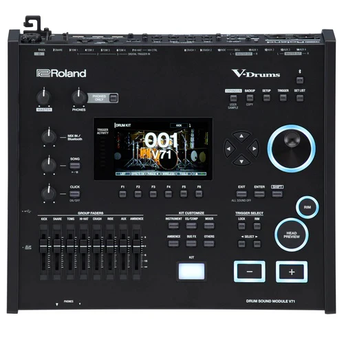 Roland VAD716 V-Drums Electronic Drum Kit - Gloss Ebony - Image 2