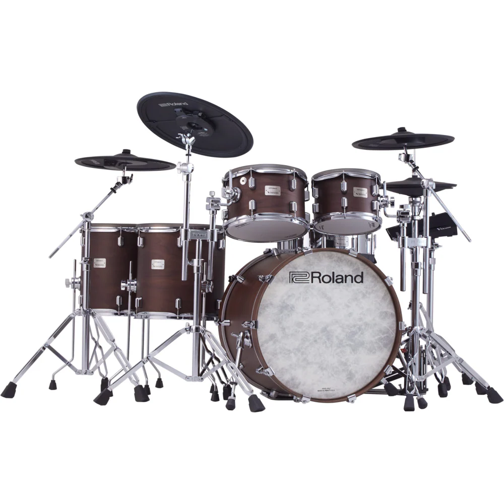 Roland VAD716 V-Drums Electronic Drum Kit - Satin Walnut