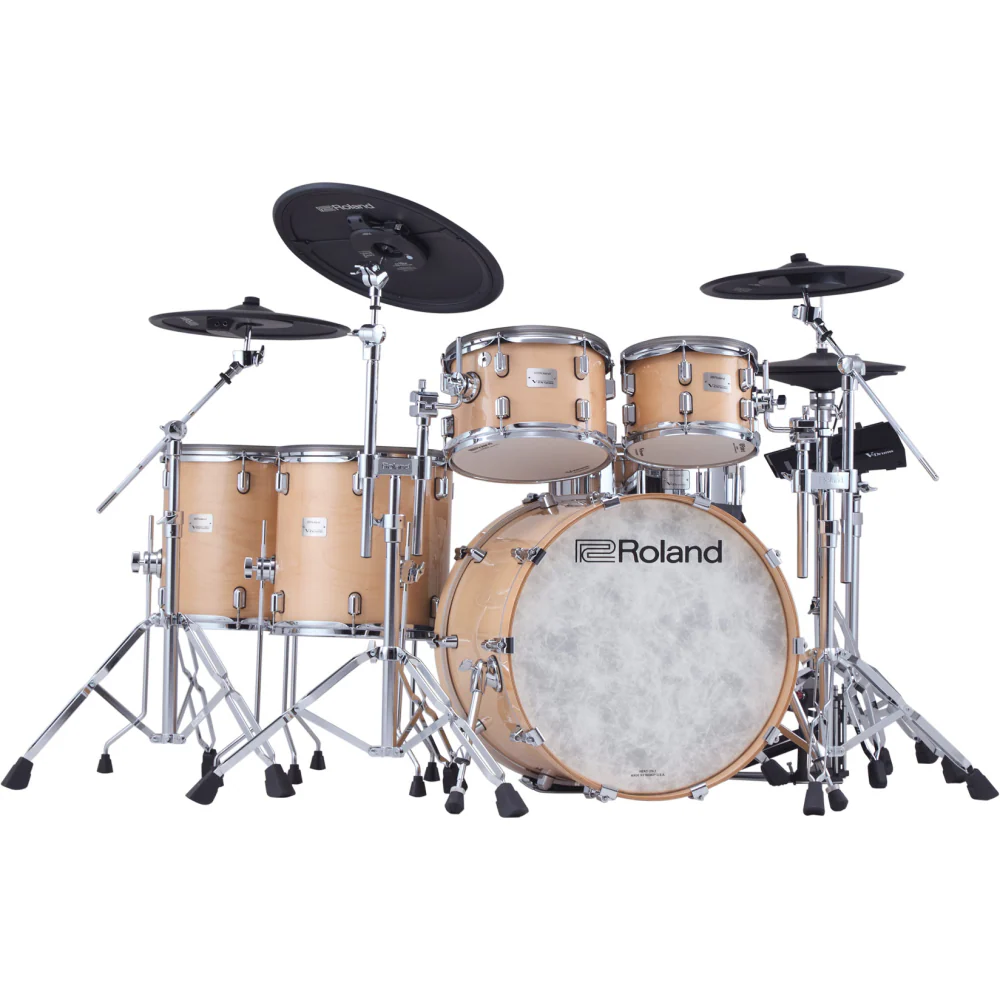 Roland VAD716 V-Drums Electronic Drums with DW 3000 Hardware - Gloss Natural