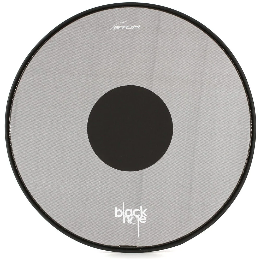RTOM Black Hole Snap-On Tunable Practice Mesh Pad - 18 Tom - Image 5