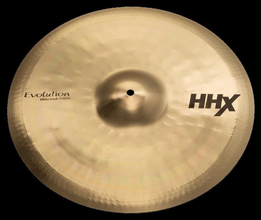 Sabian 11711XEB HHX 17 Inch Evolution EFFEKS Crash Cymbal Brilliant - Image 2