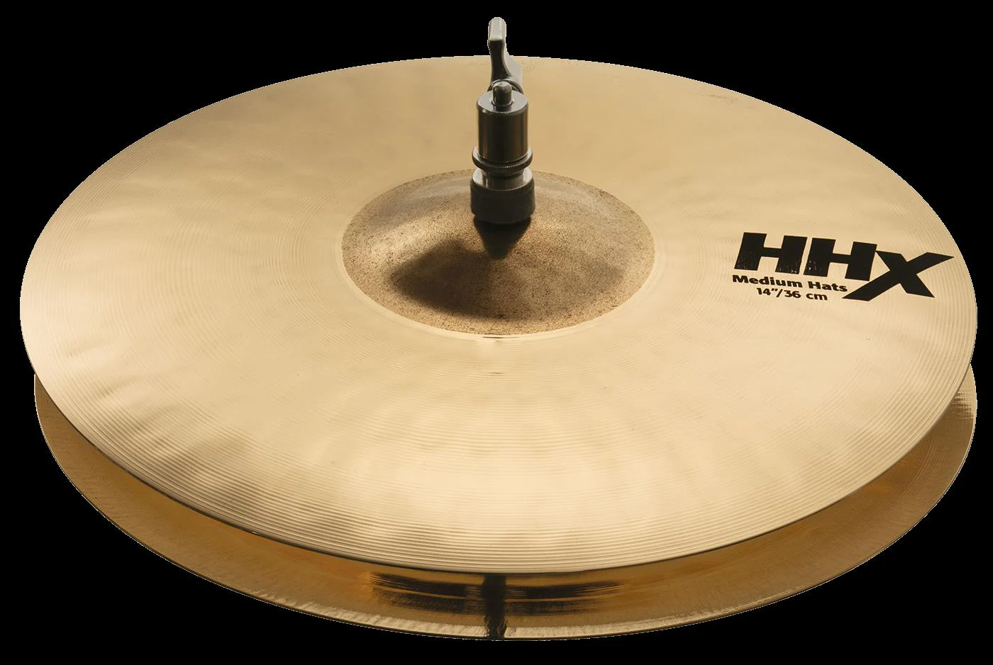 Sabian 14" HHX Medium Hi Hats -  Brilliant Finish - Image 4