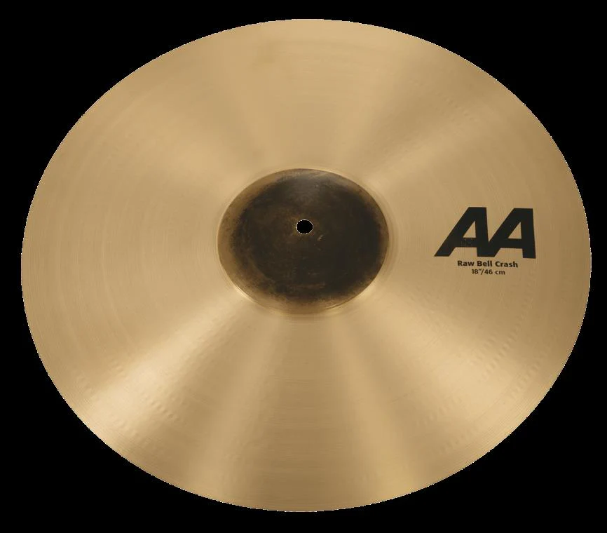 Sabian 18 Inch AA Raw Bell Crash Cymbal - Image 2