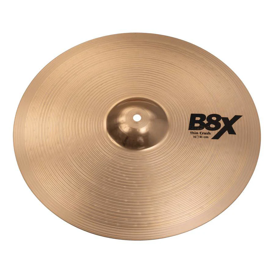 Sabian 41606X B8X 16 Inch Thin Crash Cymbal - Image 2