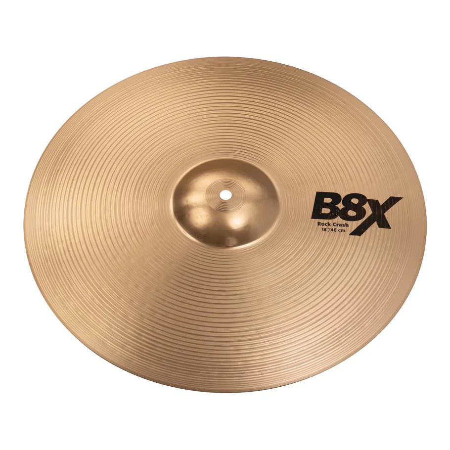 Sabian 41809X B8X 18 Inch Rock Crash Cymbal - Image 2