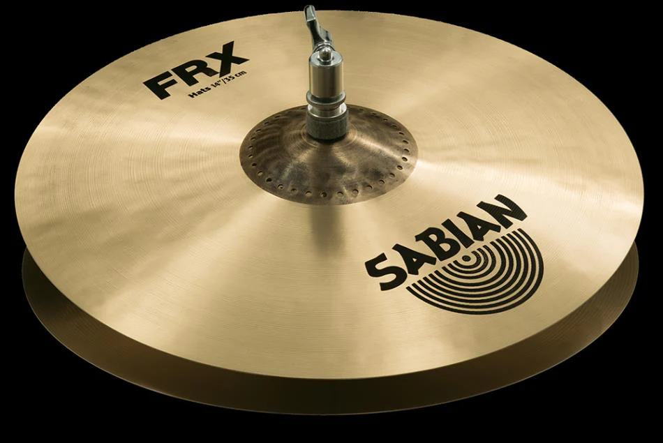 Sabian FRX Series FRX1402 14 Inch Hi Hats (Frequency Reduced Cymbals) - Image 2