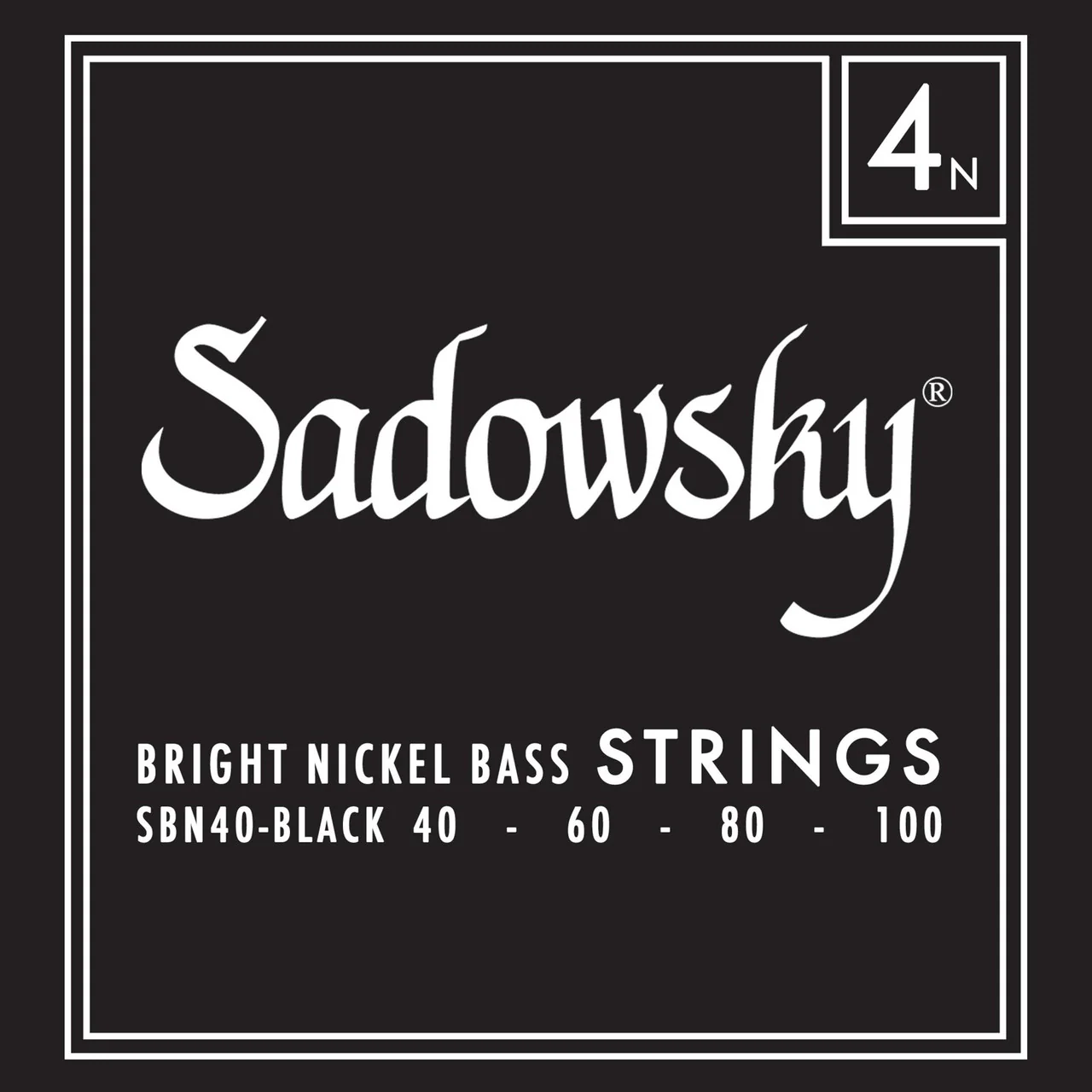 Sadowsky Black Label 4-Str Bass Strings Nickel Wound (40-100) - Image 2