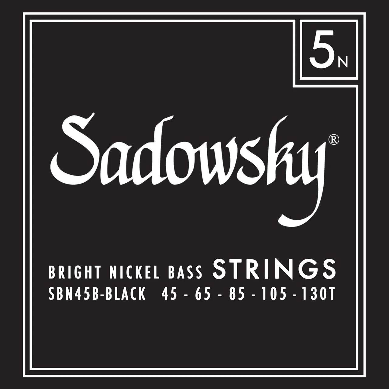 Sadowsky Black Label 5-Str Bass Strings Nickel Wound (45-130) - Image 2