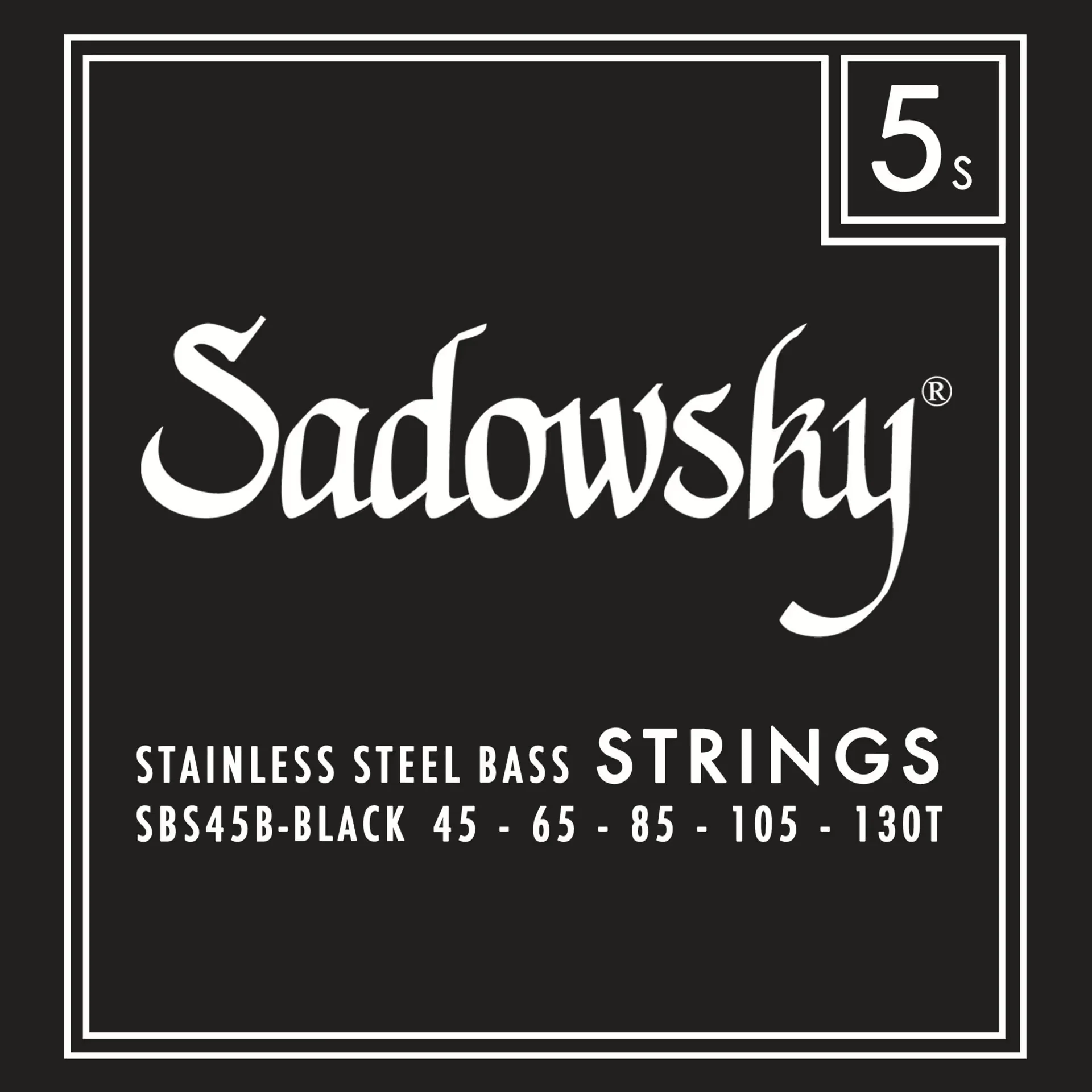 Sadowsky Black Label 5-Str Bass Strings Stainless Steel (45-130) - Image 2