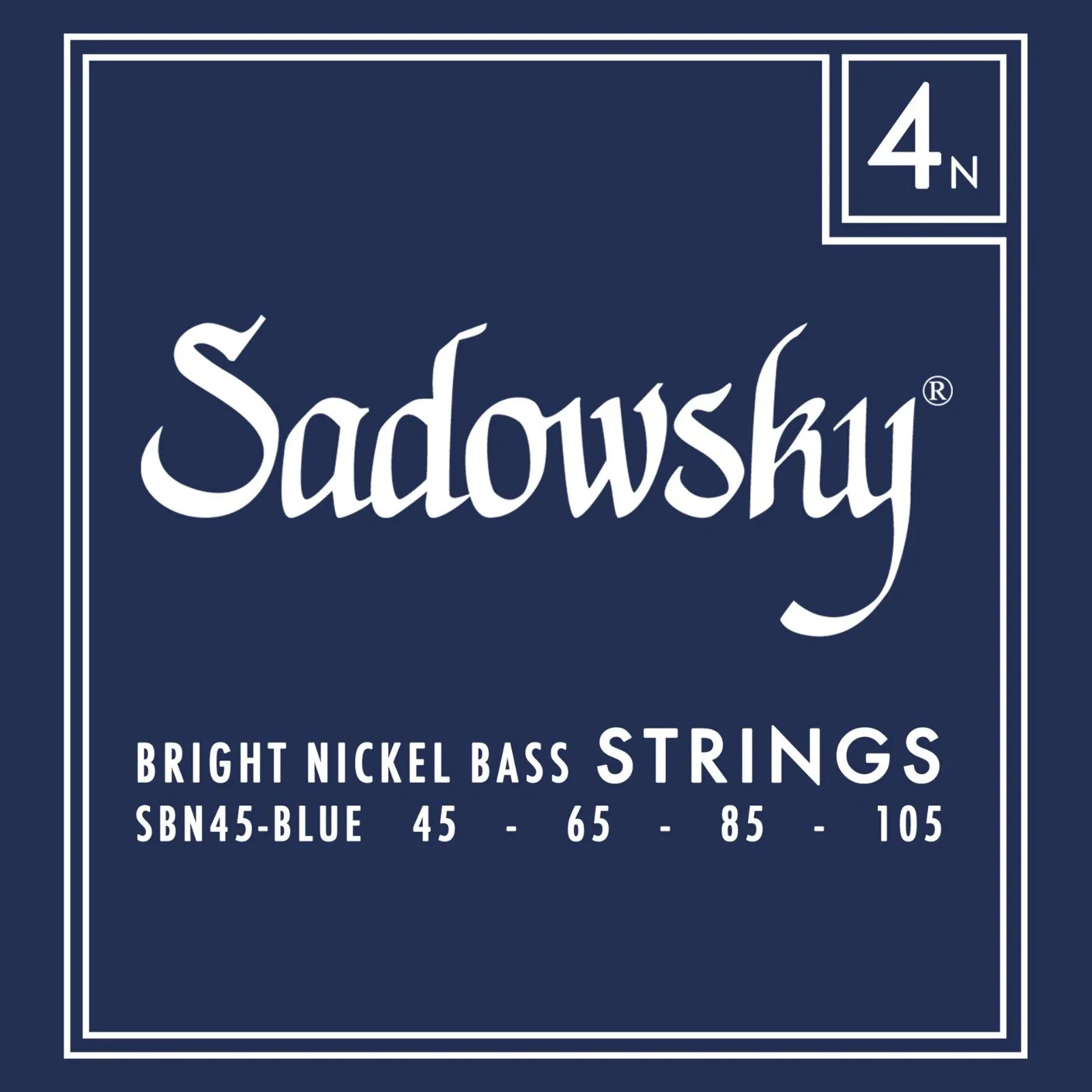 Sadowsky Blue Label 4-Str Bass Strings Nickel Wound (45-105)
