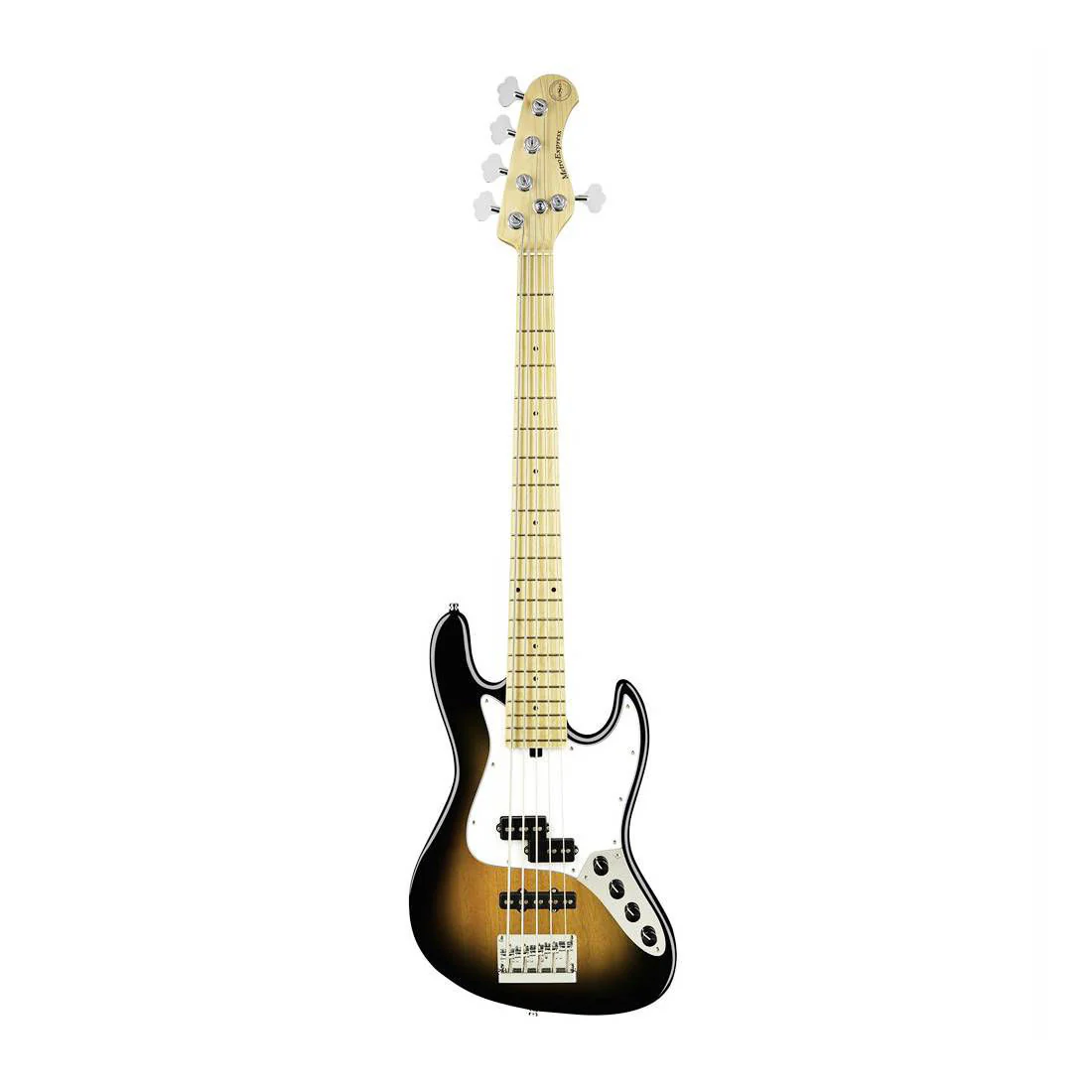 Sadowsky Hybrid PJ 5-String Bass Guitar with Maple Neck - Vintage Sunburst High Polish - Image 2