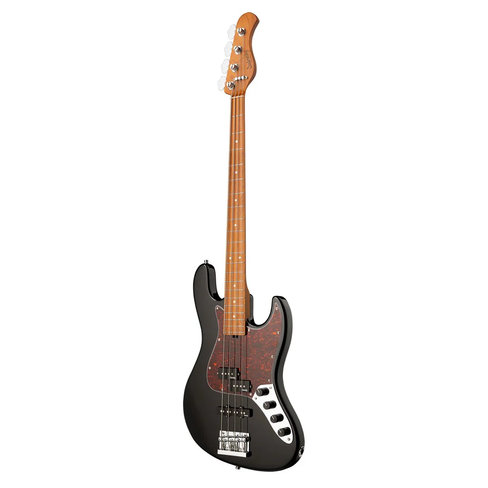 Sadowsky Metro Express 21-Fret Hybrid PJ Bass with Maple Neck - Solid Black High Polish - Image 2