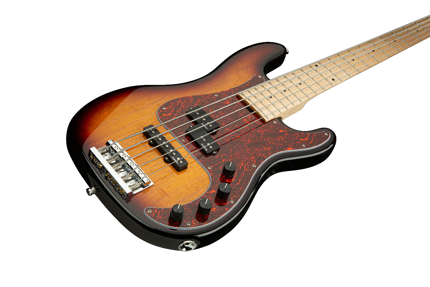 Sadowsky Metro Line 21 Fret Hybrid P/J Ash 5-String Bass Vintage Sunburst High Polish Ash - Image 3