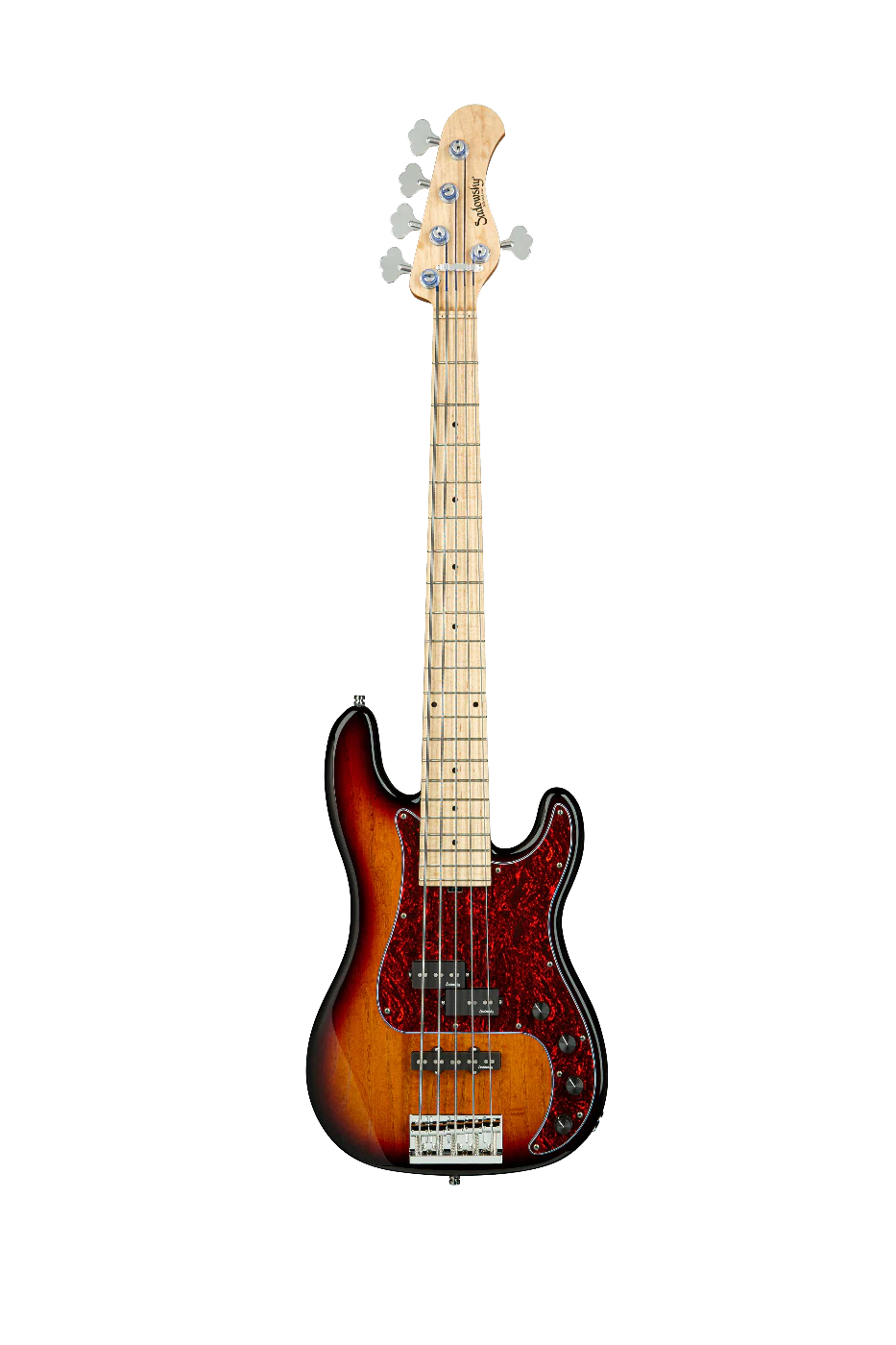 Sadowsky Metro Line 21 Fret Hybrid P/J Ash 5-String Bass Vintage Sunburst High Polish Ash - Image 8