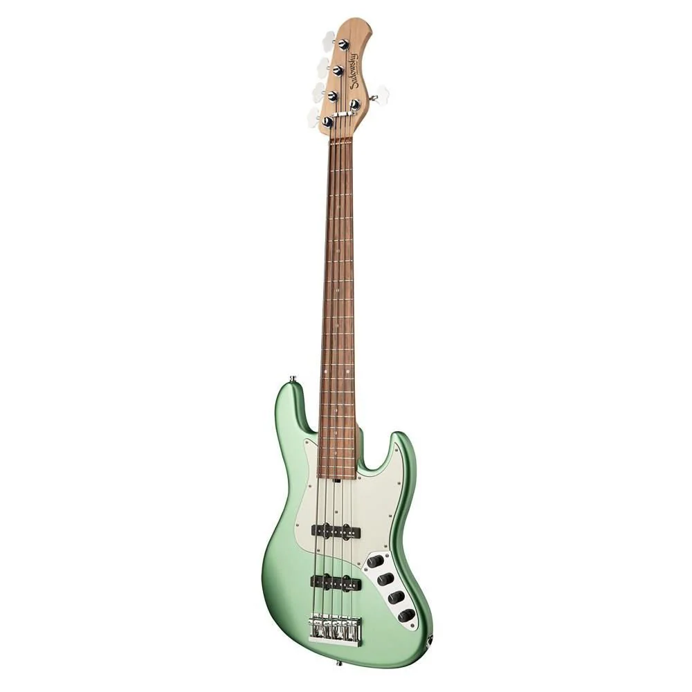Sadowsky Metro Line 21 Fret Vintage J/J 5-String Bass Guitar Sage Green Satin - Image 3