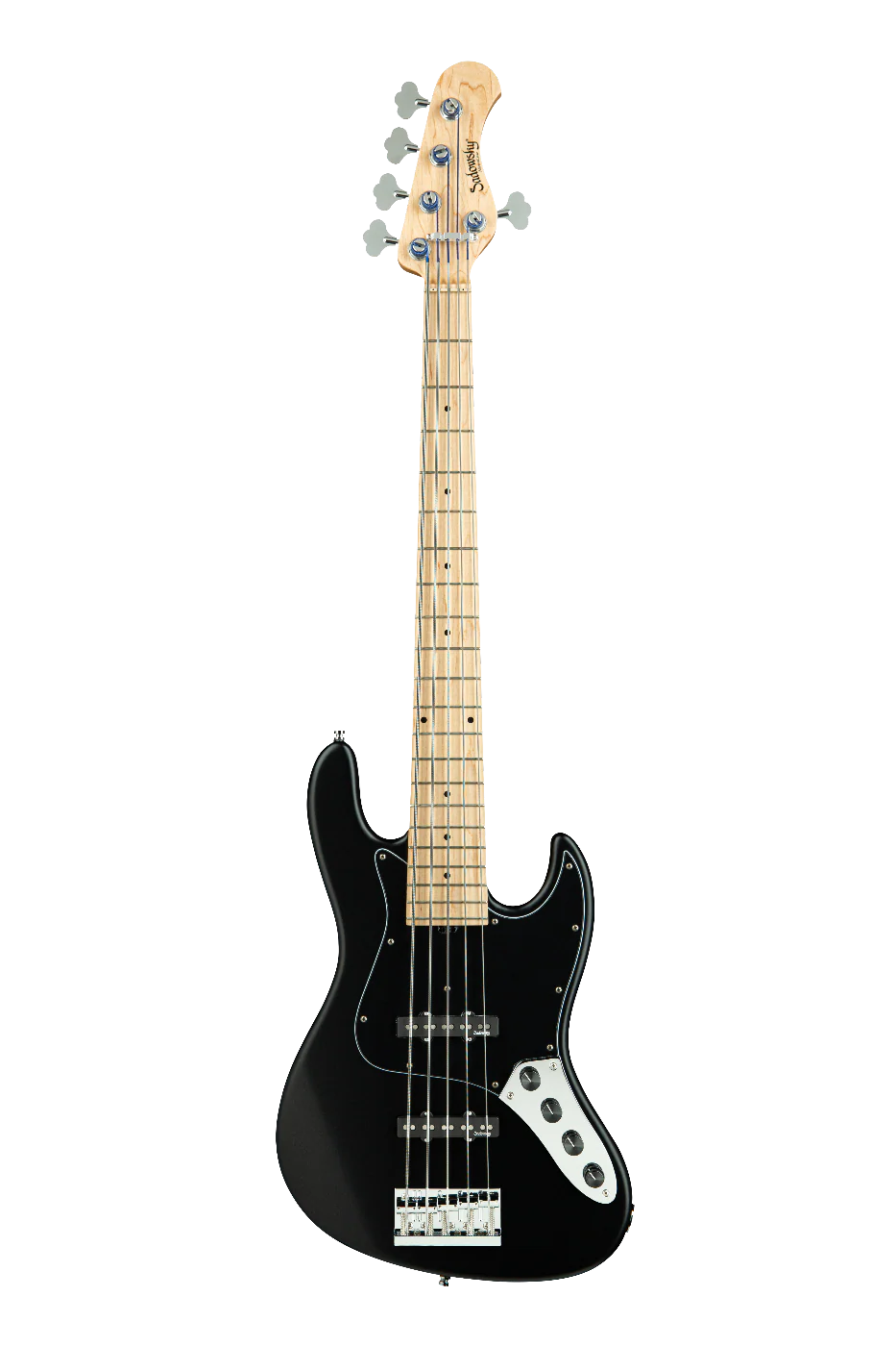 Sadowsky Metro Line 21 Fret Vintage J/J 5-String Bass Guitar Solid Black Satin