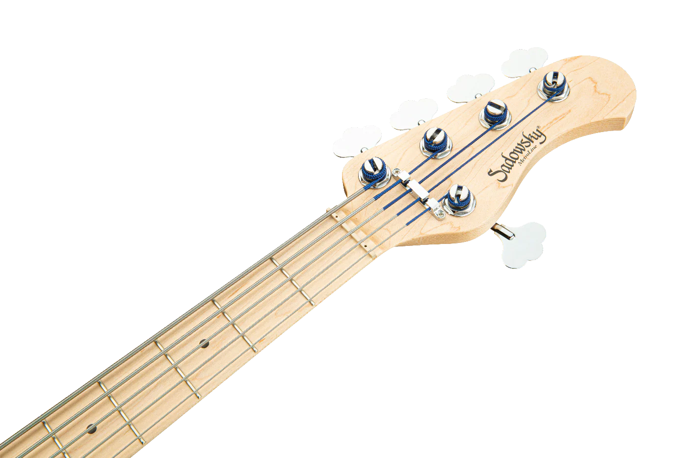 Sadowsky Metro Line 21 Fret Vintage J/J 5-String Bass Guitar Solid Black Satin - Image 7