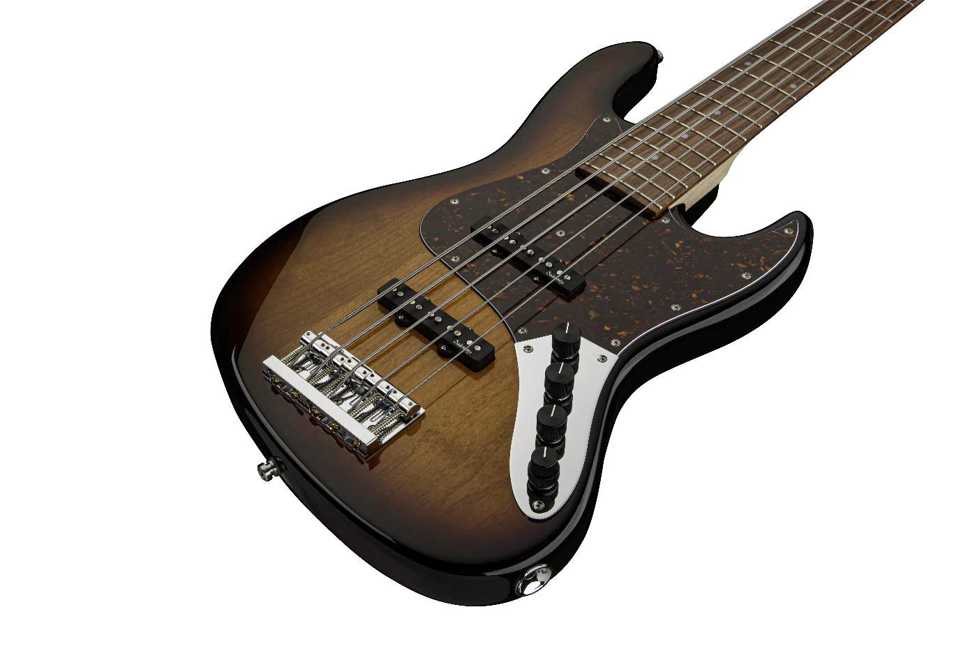 Sadowsky Metro Line 21 Fret Vintage J/J 5-String Bass Guitar Vintage Sunburst - Image 4