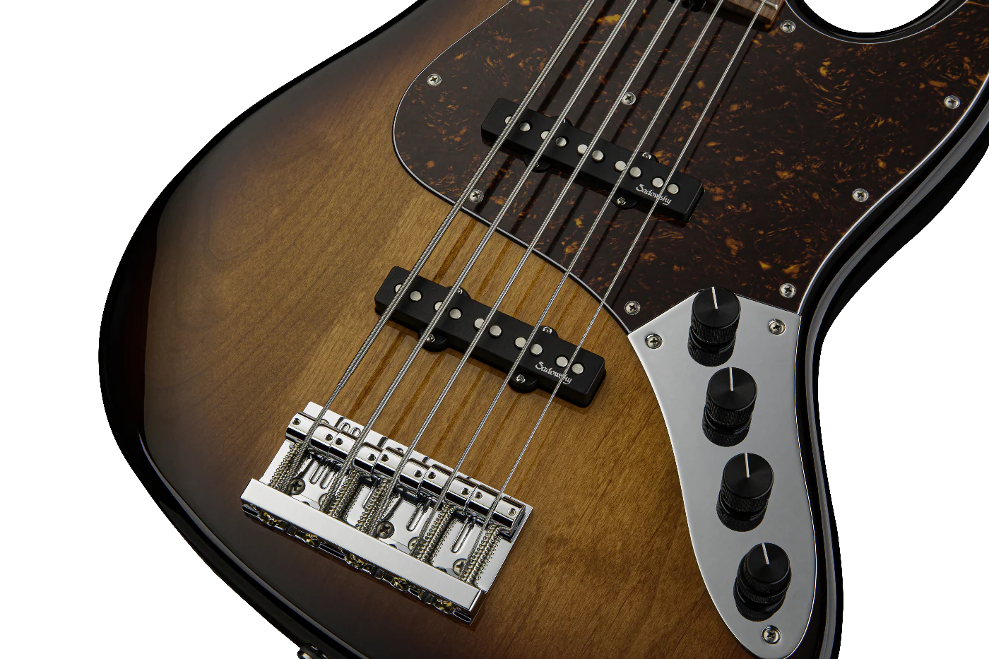 Sadowsky Metro Line 21 Fret Vintage J/J 5-String Bass Guitar Vintage Sunburst - Image 5