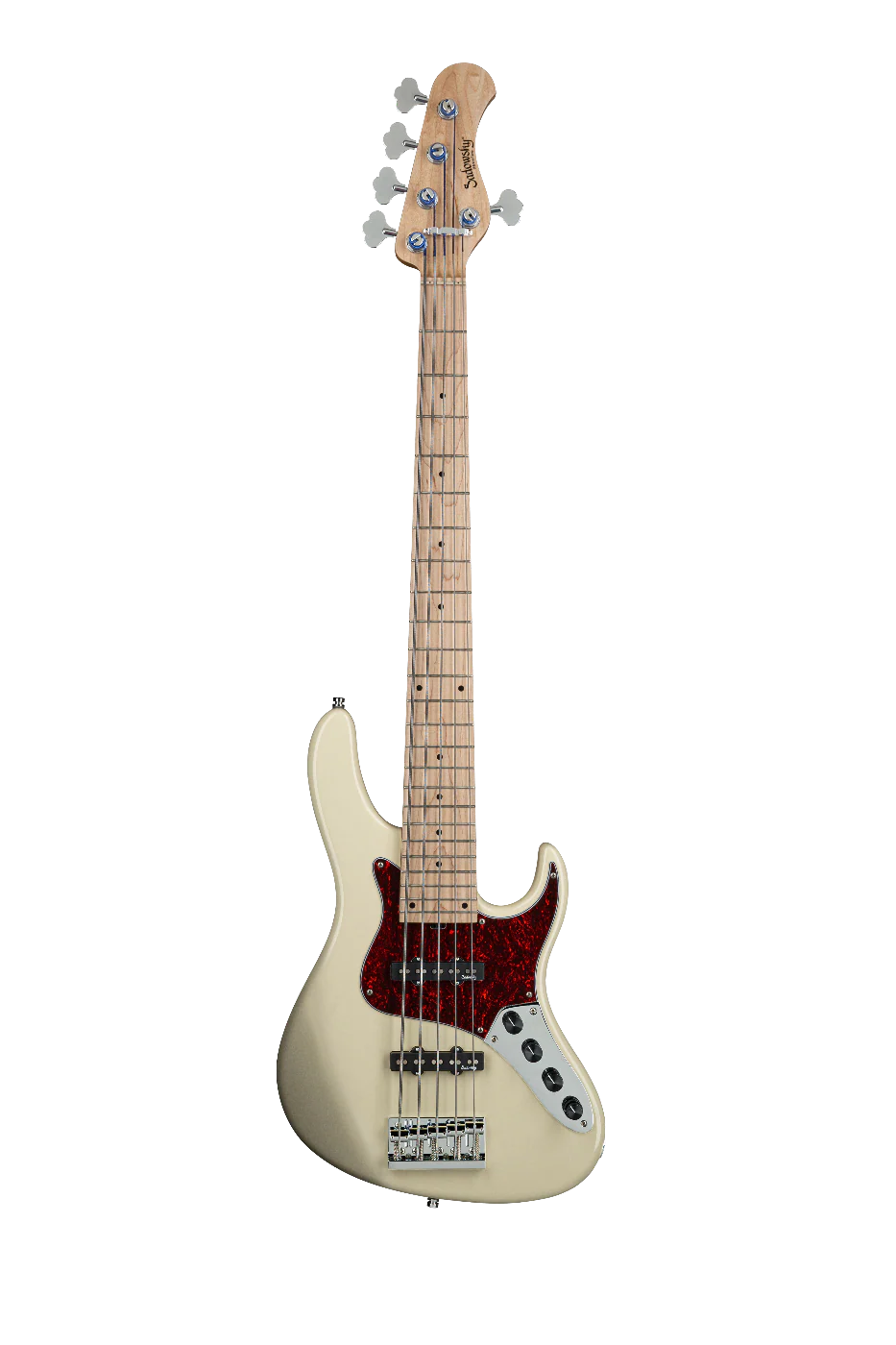 Sadowsky Metro Line 24 Fret Vintage J/J 5-String Bass Guitar Solid Olympic White