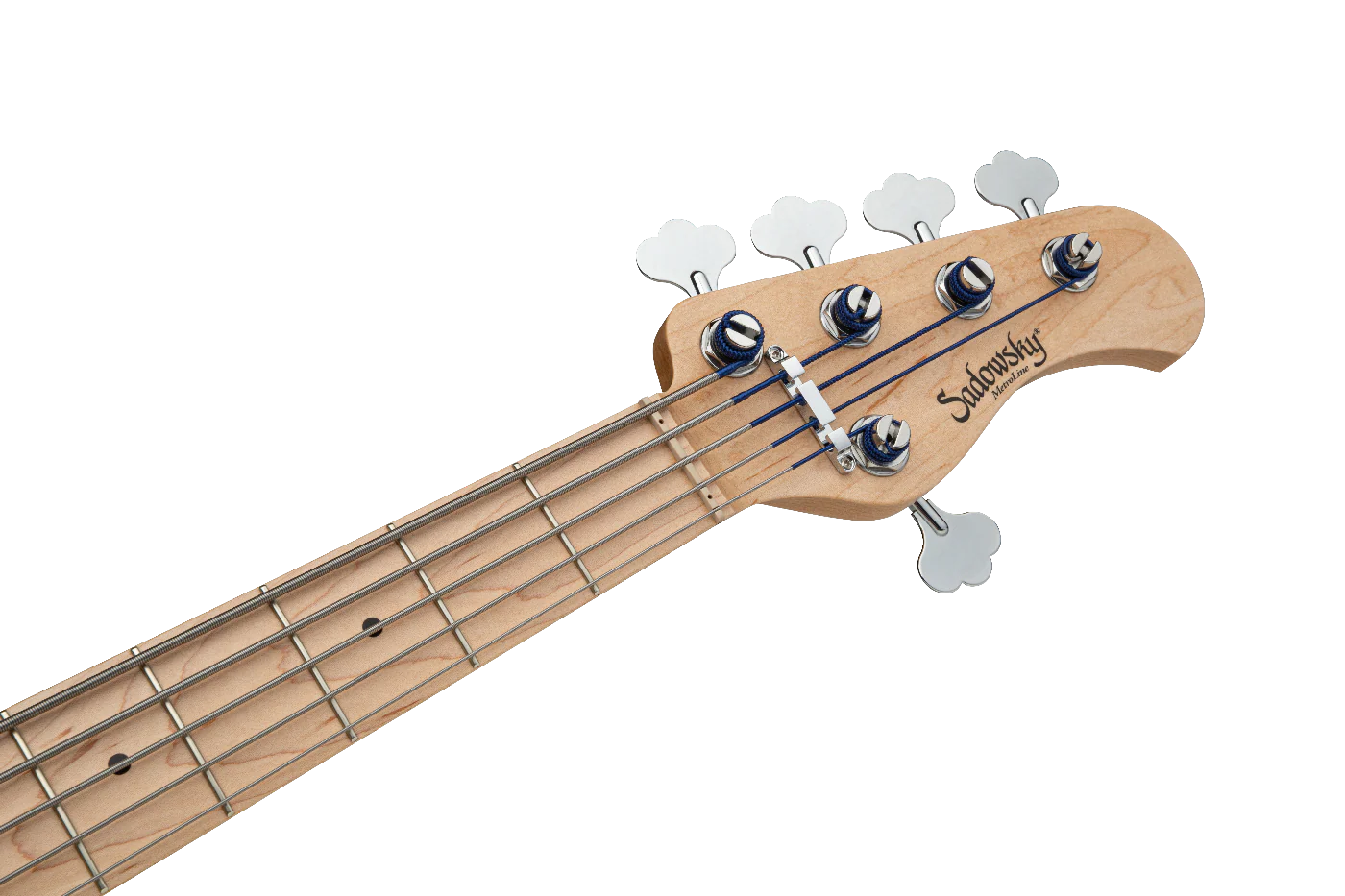 Sadowsky Metro Line 24 Fret Vintage J/J 5-String Bass Guitar Solid Olympic White - Image 7