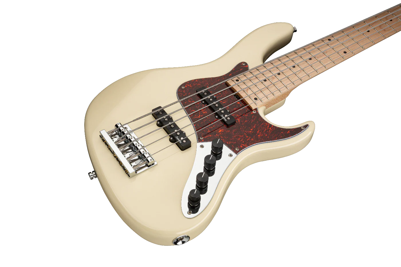 Sadowsky MetroLine 21 Fret Vintage J/J 5-String Bass Guitar Olympic White - Image 4