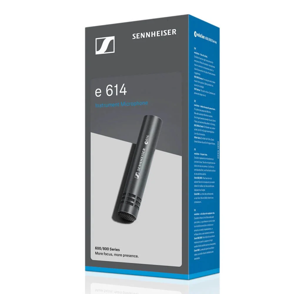 Sennheiser e614 Supercardioid Small Diaphragm Condenser Instrument Microphone - Image 2