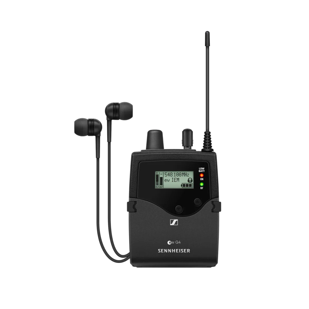 Sennheiser EK IEM G4-G Stereo Bodypack Receiver with IE4 Earbuds (566-608MH - Image 3