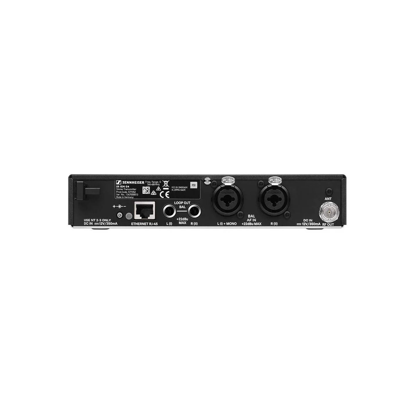 Sennheiser Evolution EW IEM G4 TWIN Wireless IEM System with 2 Receivers GB (606-648 MHz) - Image 2