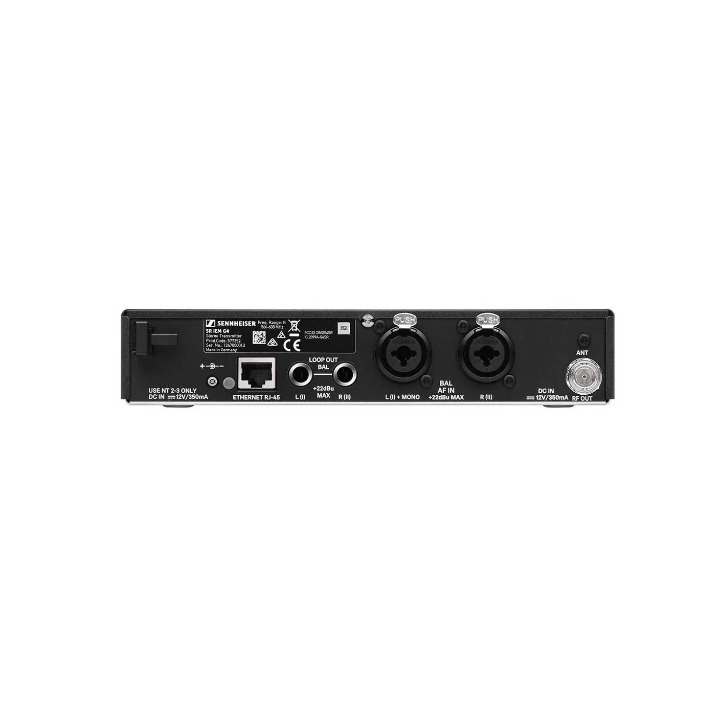 Sennheiser Evolution EW IEM G4 TWIN Wireless IEM System with 2 Receivers GB (606-648 MHz) - Image 5