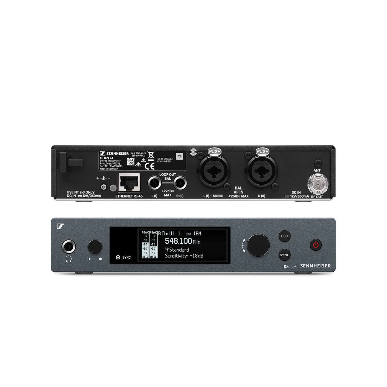 Sennheiser Evolution EW IEM G4 Wireless IEM System B (626-668 MHz) - Image 3