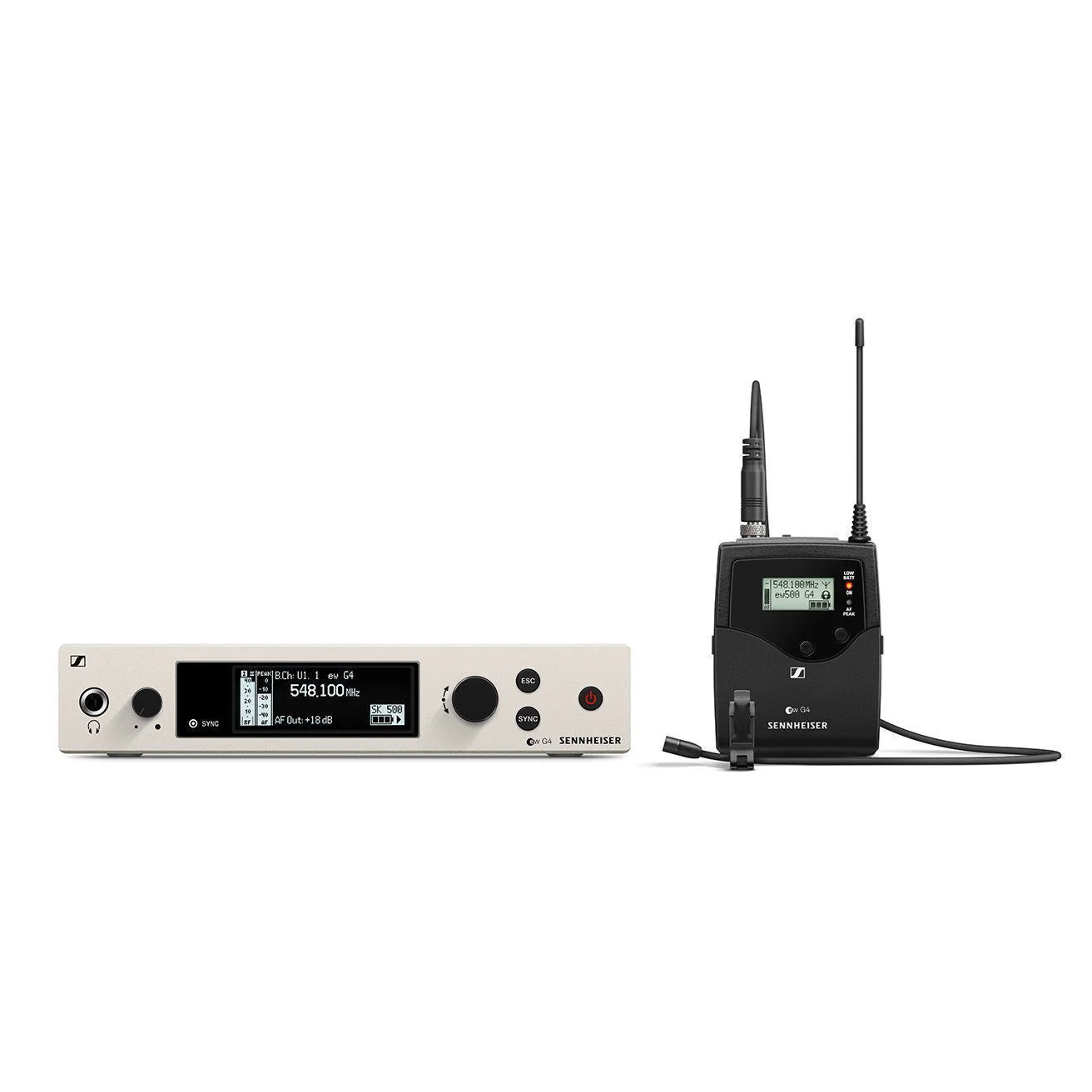 Sennheiser EW 500 G4-MKE2 Evolution G4 Wireless Lavalier Microphone Set GBW (606-678 MHz)