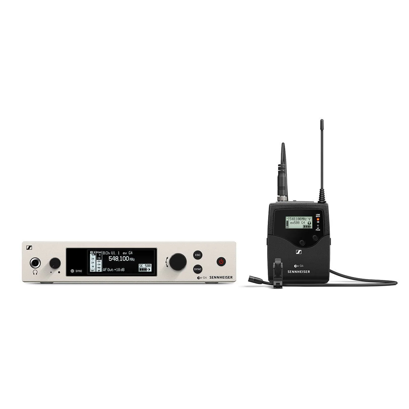 Sennheiser EW 500 G4-MKE2 Evolution G4 Wireless Lavalier Microphone Set GW (558-626MHz)