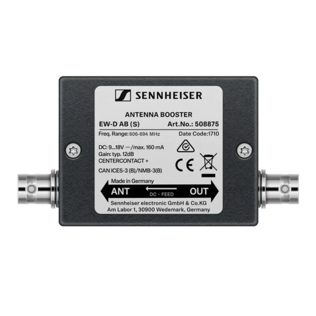 Sennheiser EW-D AB Inline Antenna Booster for EW-D Wireless Systems - Range S - Image 4