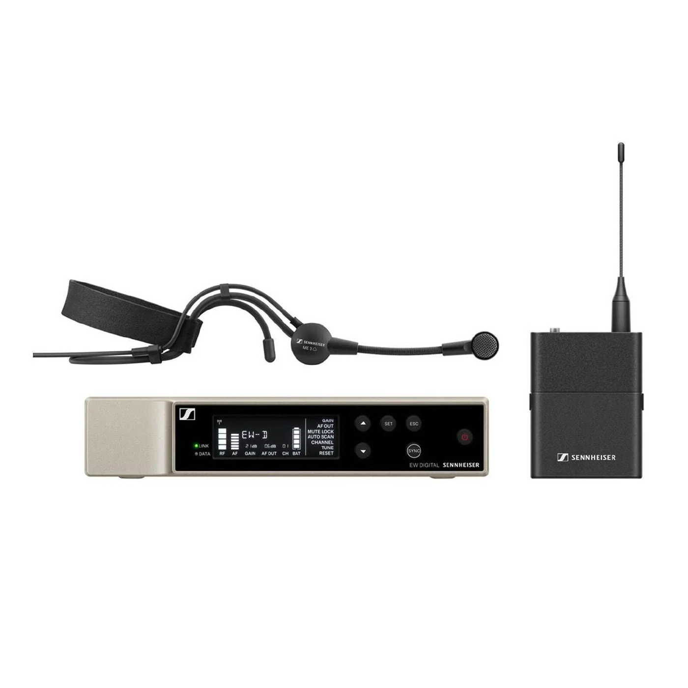 Sennheiser EW-D ME3 SET All-In-One Digital Wireless Headset Set - Range S1-7