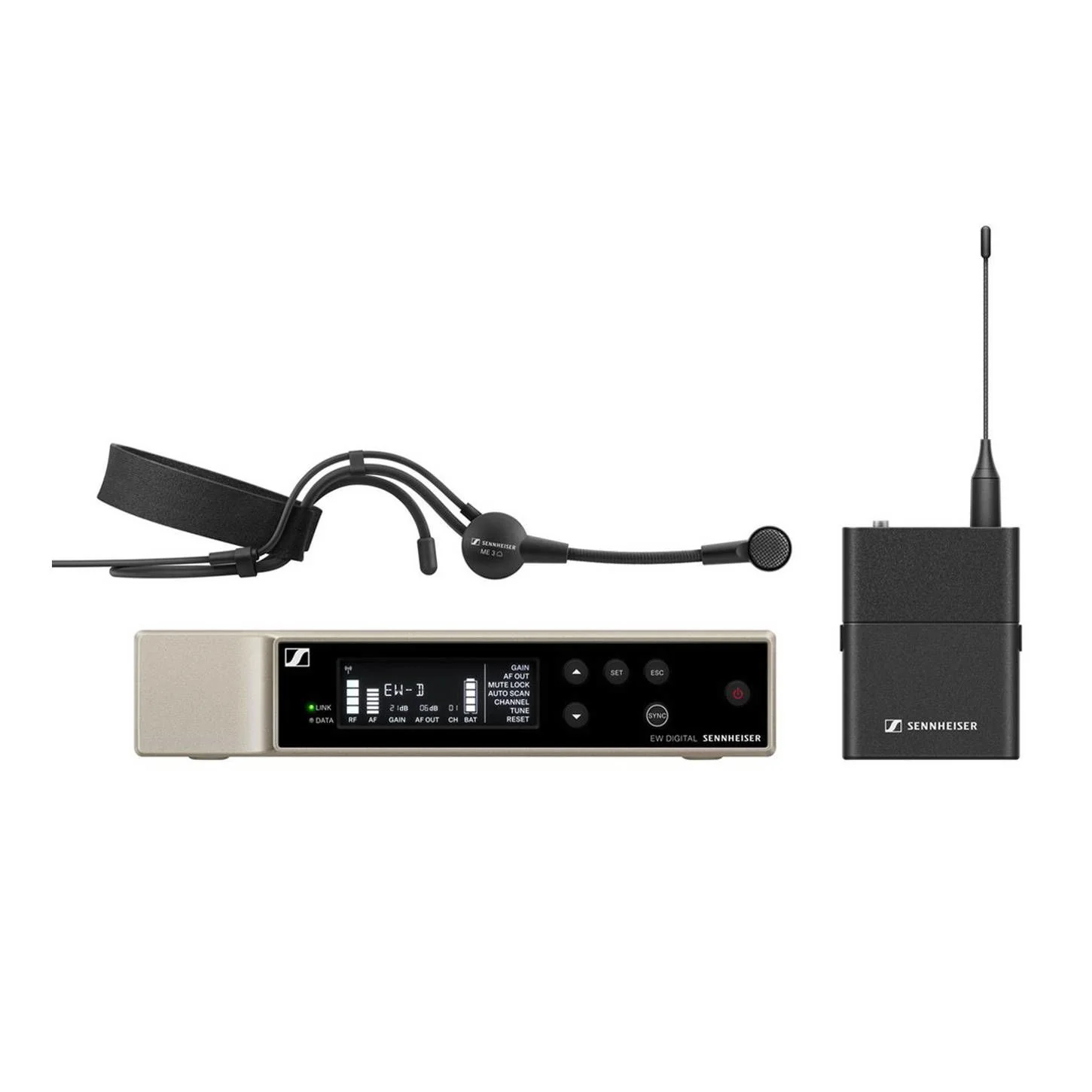 Sennheiser EW-D ME3 SET All-In-One Digital Wireless Headset Set - Range S1-7 - Image 4