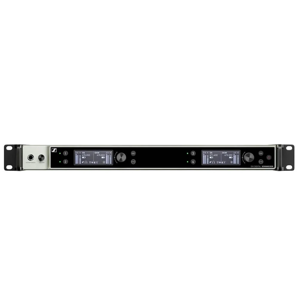Sennheiser EW-DX EM 4 Quad Receiver with Dante R1-9 (520 - 607.8MHz) for EW Wireless Transmitters - Image 3