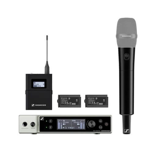 Sennheiser EW-DX SK-SKM-S Base Set w HH and BP Transmitter R1-9 520-607mHz