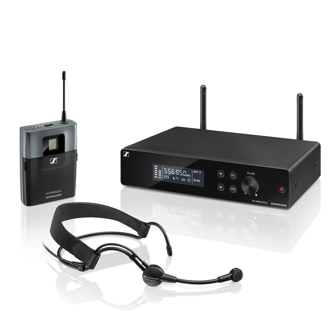 Sennheiser XSW 2-ME3-A Headset System (548-572 MHz) - Image 3