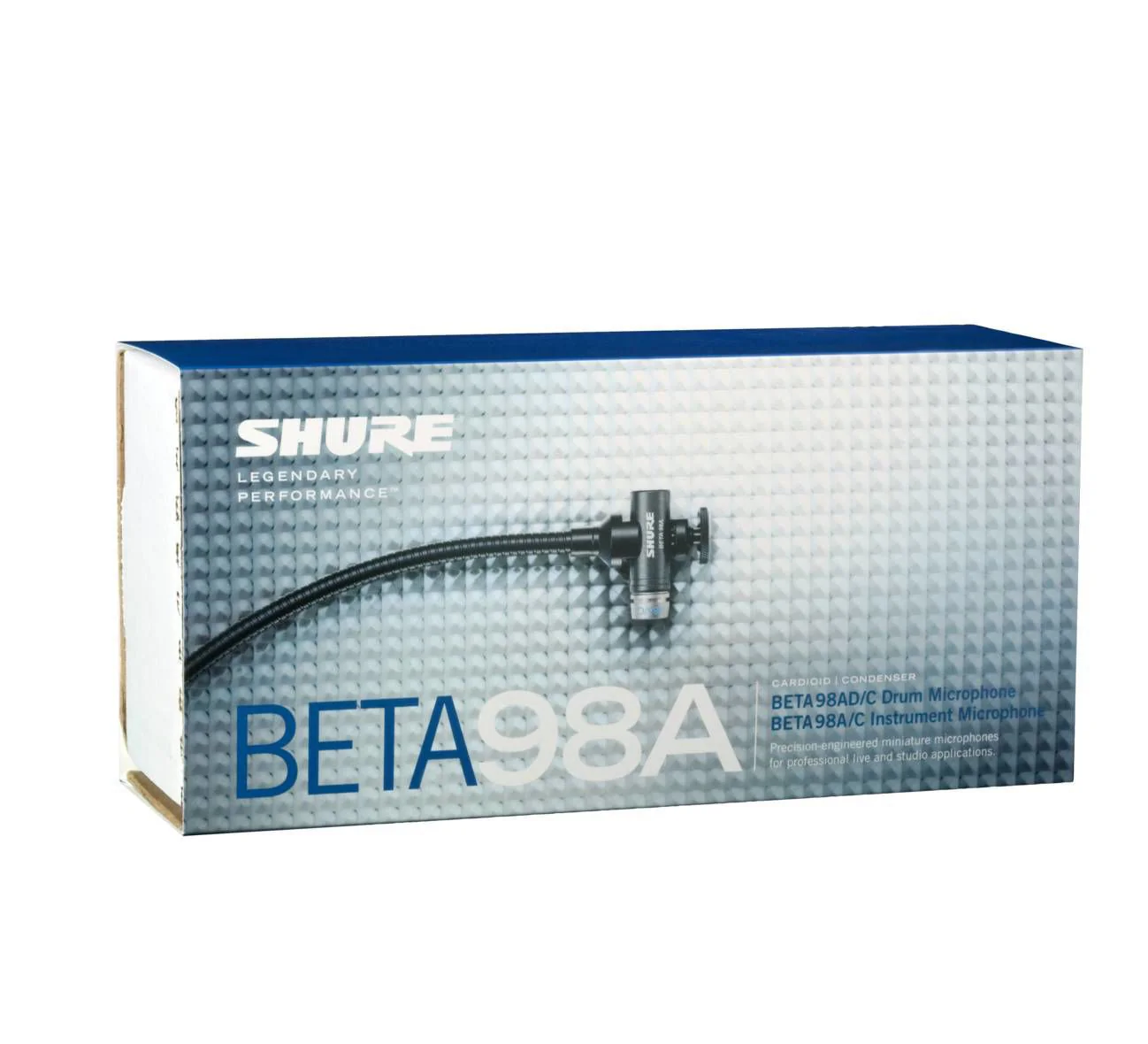 Shure BETA98ADC Microphone Condenser Lo Z Mini Instrument Cardioid with A98D Drum Mount - Image 4