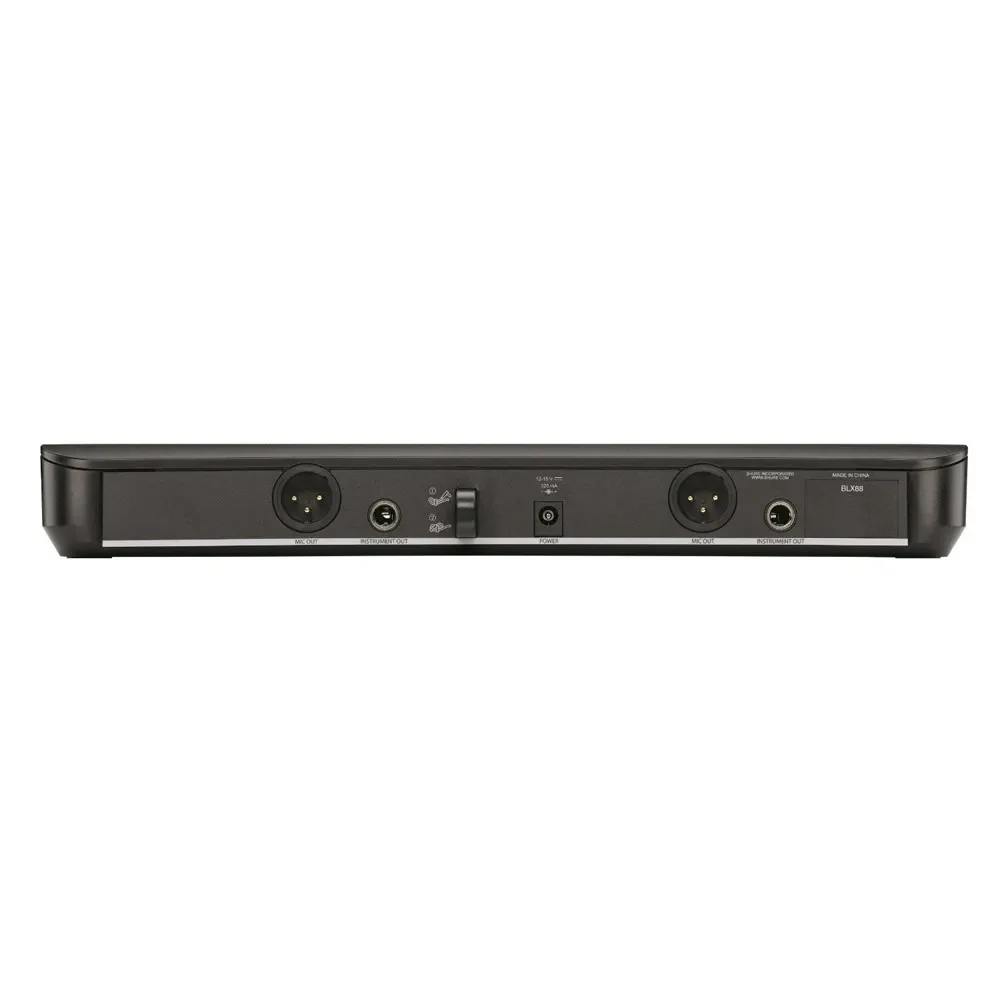 Shure BLX 88 Wireless Mic Dual Receiver Non Rack Mount K14: 614-638MHz - Image 2
