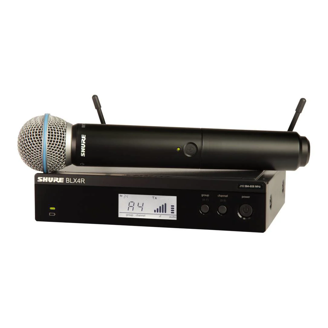 Shure BLX24R/B58 Wireless 1/2R Handheld System (M17: 662-686MHz) - Image 6