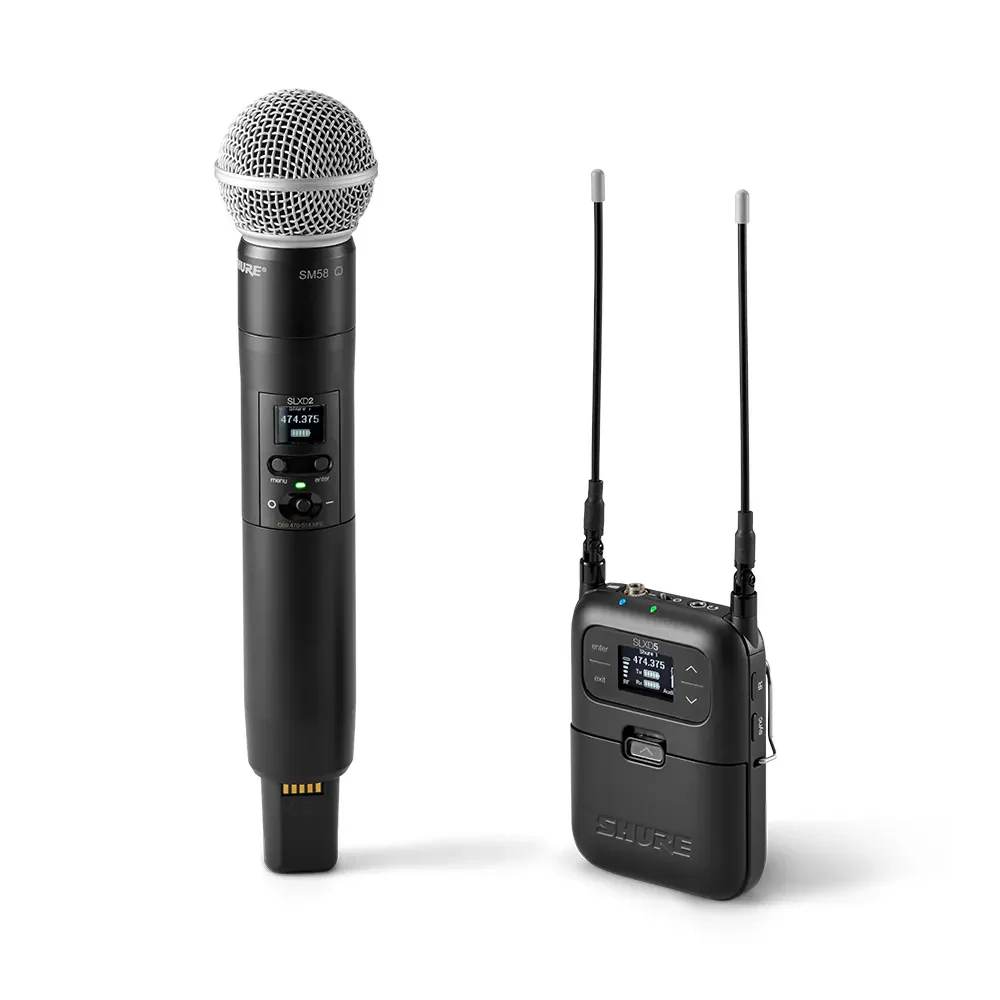 Shure Digital Wireless Handheld System with SM58 Mic - H57 (520-564MHz) - Image 5