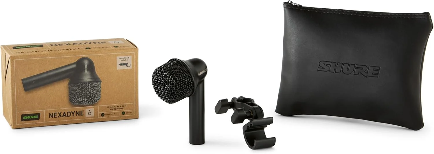 Shure Nexadyne 6 Supercardioid Dynamic Tom/Snare Drum Microphone - Image 8
