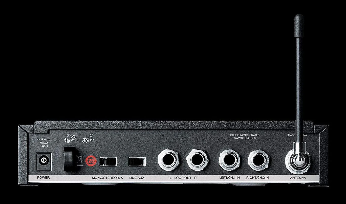 Shure P3TR112G PSM300 Wireless System with Grey SE112 Sound Isolating Earphones (J10: 584-608 MHz) - Image 2