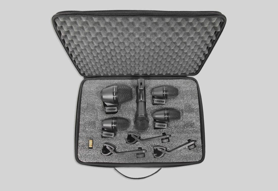 Shure PGADRUMKIT5 Drum Microphone Kit (5 Mics w Case) - Image 3