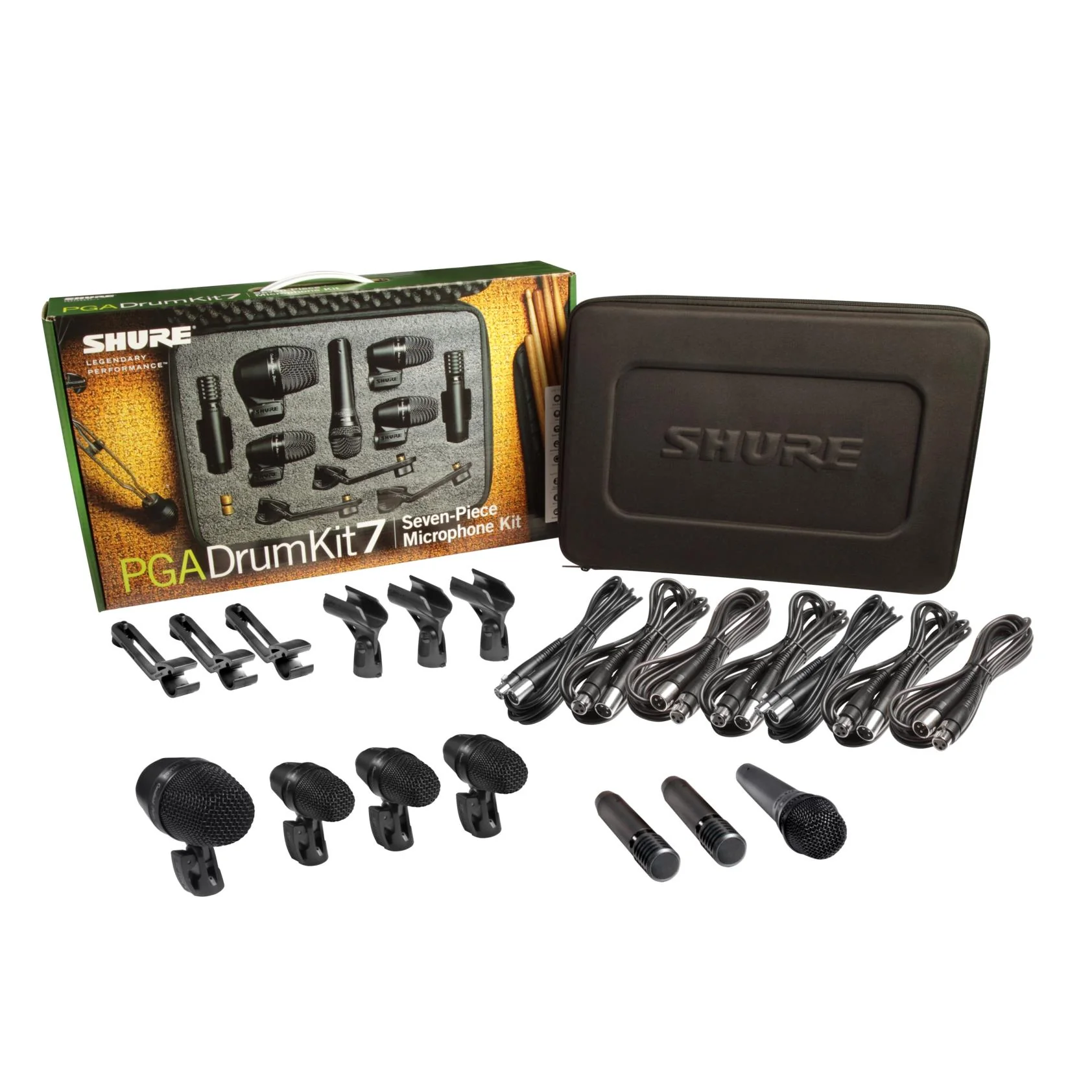 Shure PGADRUMKIT7 Drum Microphone Kit (7 Mics w Case) - Image 3