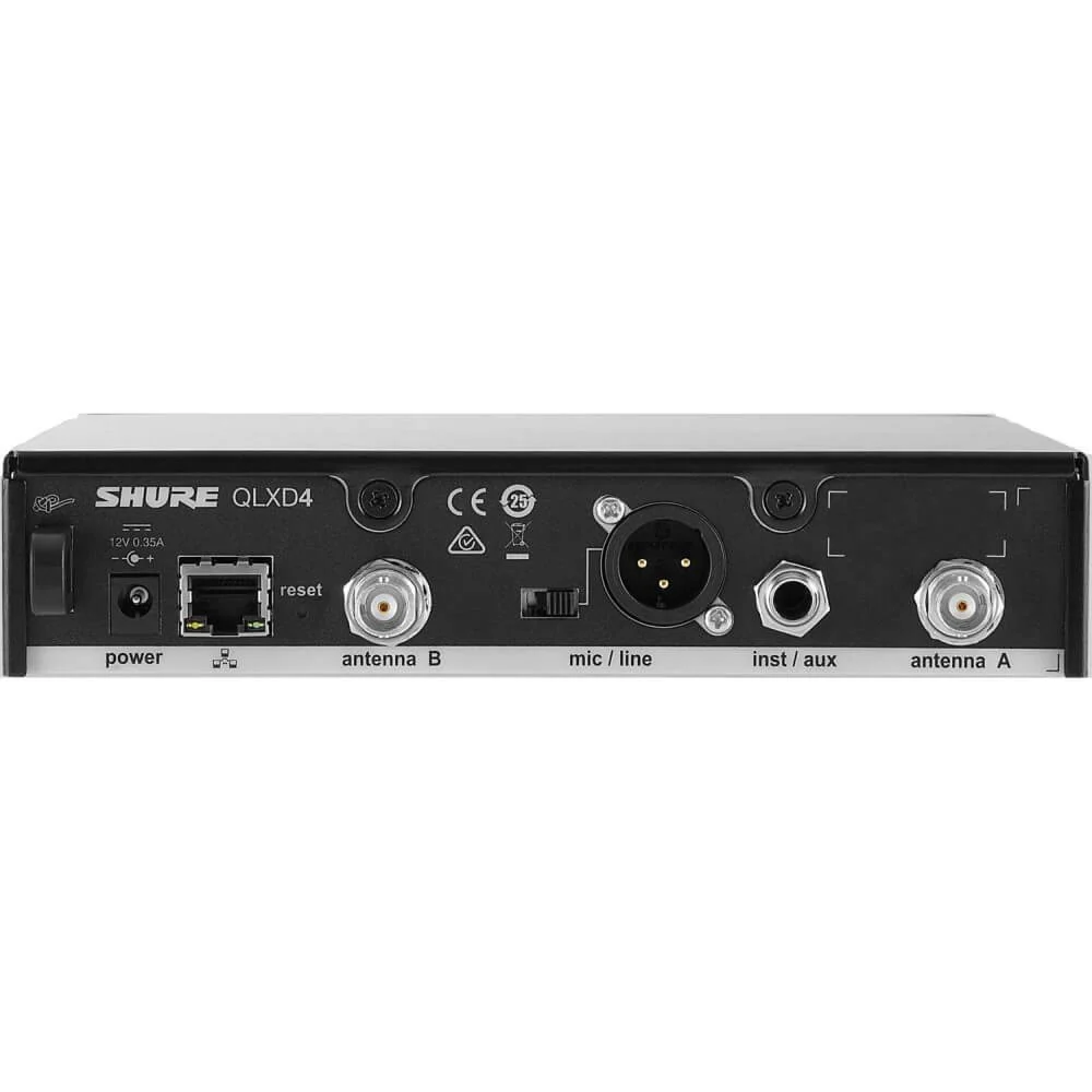 Shure QLXD4K52 Digital Wireless Receiver (K52 = 606-670MHz) - Image 4