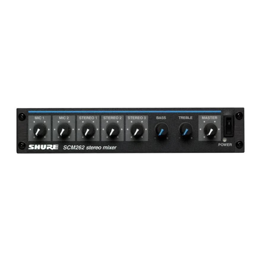 Shure SCM262 5 Channel Stereo Audio Mixer - Image 3