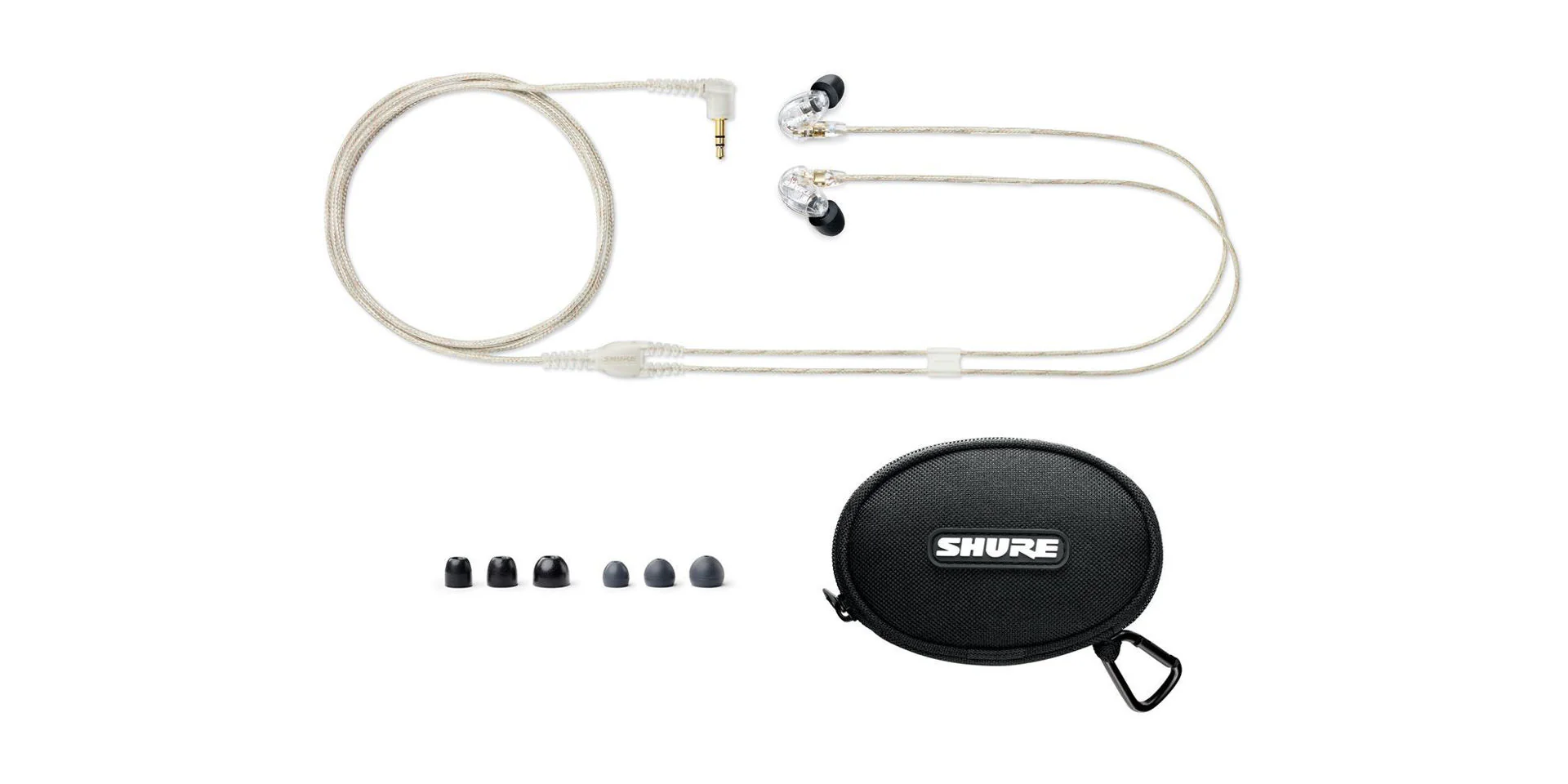 Shure SE215 Sound Isolating Earphones (Clear) - Image 4